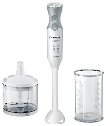 Изображение Блендер Bosch MSM66020 (погружной/600 Вт/серый, белый)