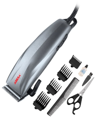 Изображение Машинка для стрижки головы Aresa AR-1804, серебристый