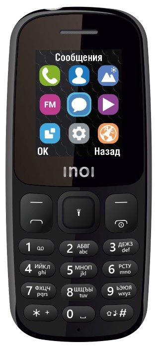 Изображение Мобильный телефон INOI 101,черный