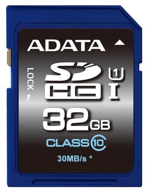 Изображение Карта памяти ADATA SDHC Class 10 32 Гб  ASDH32GUICL10-R
