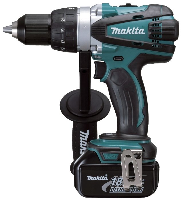 Изображение Шуроповерт Makita DDF458RFE (91 Н·м//Li-Ion/3 А.ч/18 В) ()