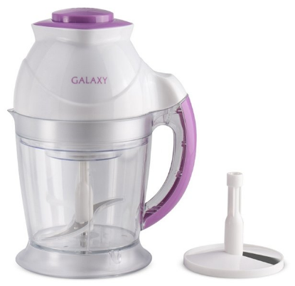 Изображение Измельчитель Galaxy GL2353 (1 л /300 Вт /белый, фиолетовый)