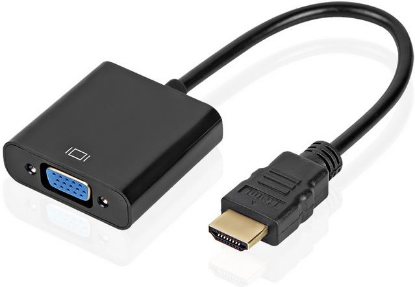 Изображение Переходник Atcom AT1013 HDMI-VGA (черный) (0,1 м)
