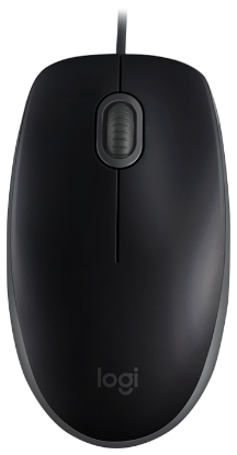 Изображение Мышь Logitech B110 черный
