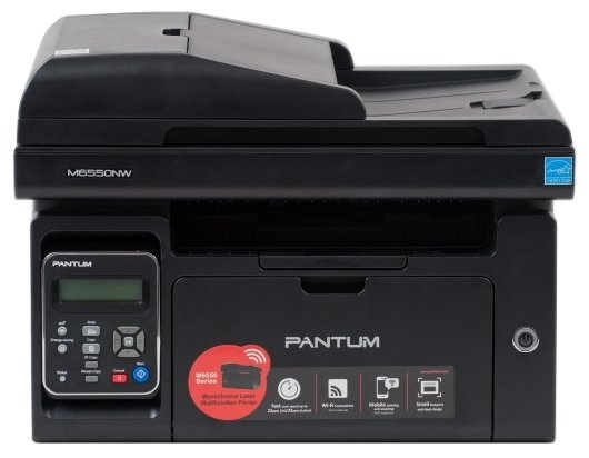 Изображение МФУ Pantum M6550NW черный (настольный малый офис)