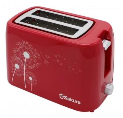 Изображение Тостер Sakura SA-7608 (750 Вт  красный)