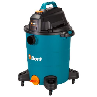 Изображение Строительный пылесос Bort BSS-1530-Premium (1500 Вт , мешок, контейнер, ручная очистка)