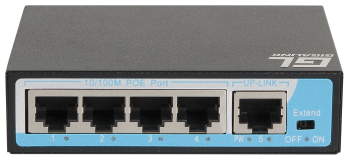 Изображение Маршрутизатор/коммутатор GIGALINK GL-SW-F005-04P