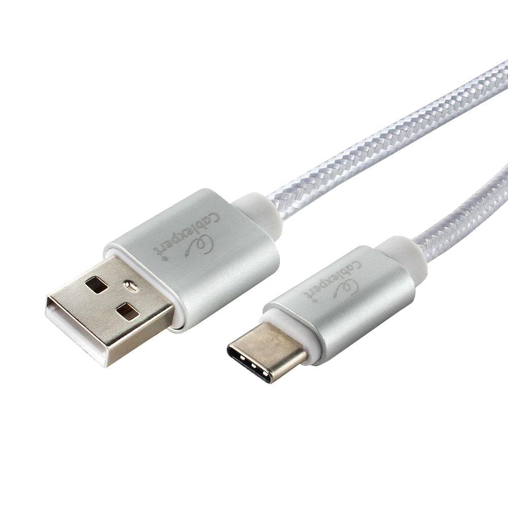 Изображение Кабель соединительный Cablexpert CC-U-USBC01S-3M USB 2.0 A USB 3.0 C серебристый 3 м