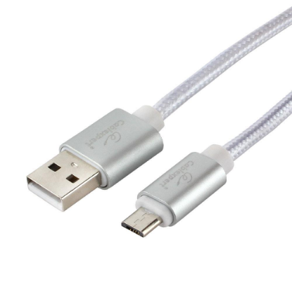Изображение Кабель соединительный Cablexpert CC-U-mUSB02S-3M USB 2.0 A Micro USB 2.0 B серебристый 3 м