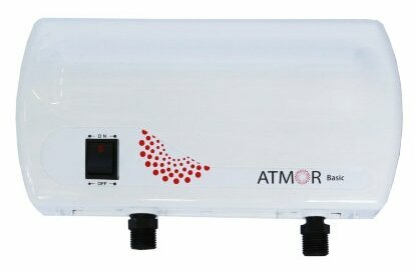Изображение Водонагреватель проточный (электрический) Atmor Basic 3.5 кран