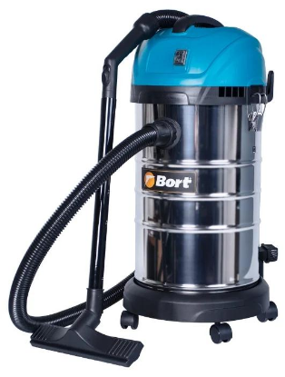 Изображение Строительный пылесос Bort BSS-1630-SmartAir (1600 Вт , мешок, полуавтоматическая очистка)