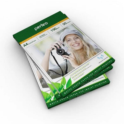 Изображение Фотобумага Perfeo PF-MTA4-190/50 (210x297 мм (A4) матовое)