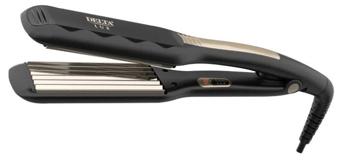 Изображение Щипцы для волос DELTA LUX DL-0540 черный/золотой (50 Вт /215 °C/)