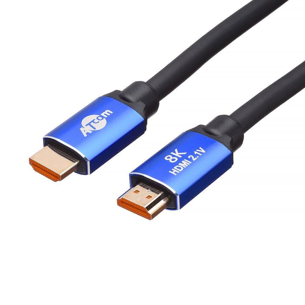 Изображение Кабель Atcom AT8884 HDMI-HDMI (черный/синий) (2 м)