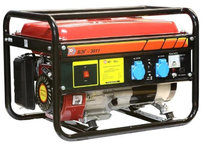 Изображение Электрогенератор Калибр БЭГ-3011 (бензиновая 3 кВт)