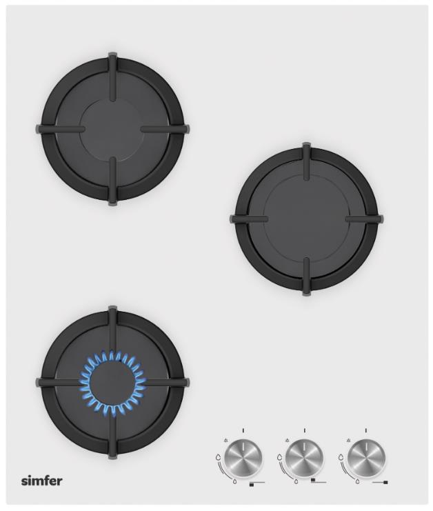 Изображение Варочная панель Simfer H45N30W416 (белый)