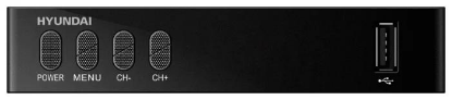 Изображение Телевизионная приставка Hyundai H-DVB440 (черный)