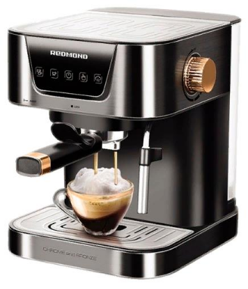 Изображение Кофеварка REDMOND RCM-CBM1514 (рожковая//1050 Вт )