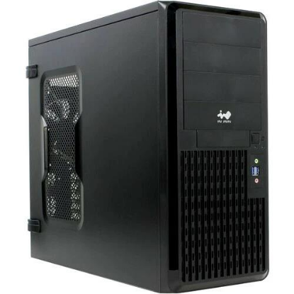 Изображение Корпус Inwin PE689BL (mATX, ATX, черный, без БП)/(6141921)