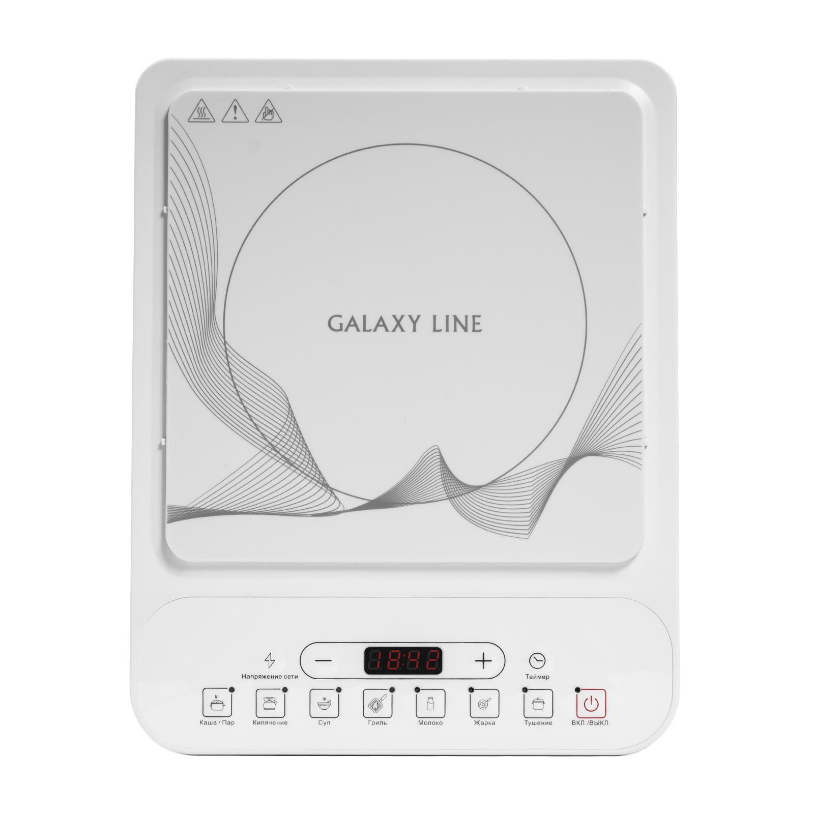 Изображение Плита настольная Galaxy GL3060 (электрическая, стеклокерамика, белый)