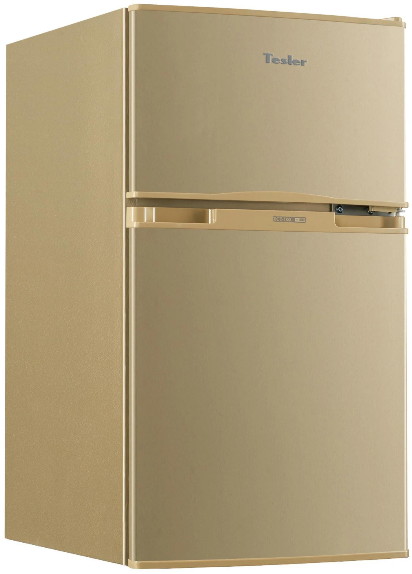 Изображение Холодильник Tesler RCT-100 Champagne золотистый (A,164,25 кВтч/год)