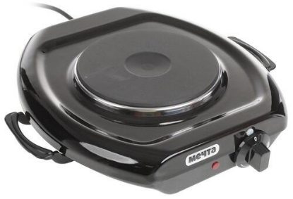 Изображение Плита настольная Мечта 112Ч (электрическая, эмаль, черный)