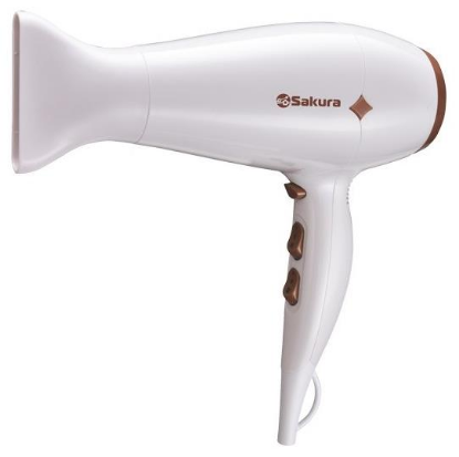 Изображение Фен Sakura SA-4048W (2200 Вт /белый)