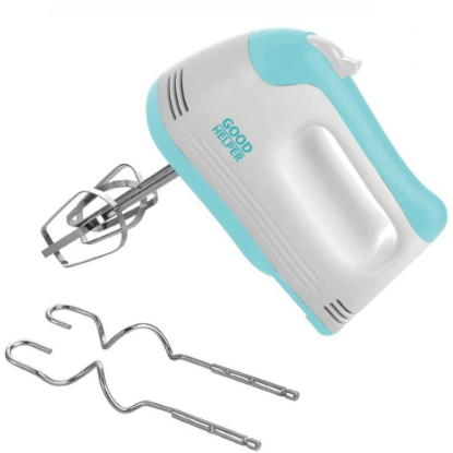 Изображение Миксер Goodhelper HM-372 (300 Вт /белый, бирюзовый)