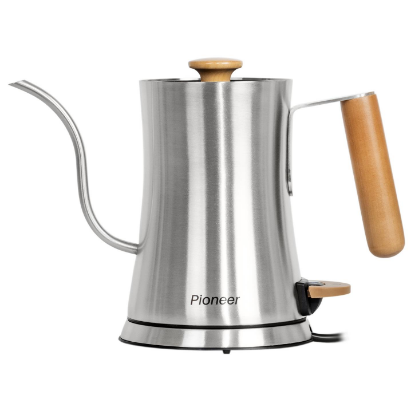 Изображение Электрический чайник Pioneer KE572M (1800 Вт/0,6 л /нержавеющая сталь/сталь)