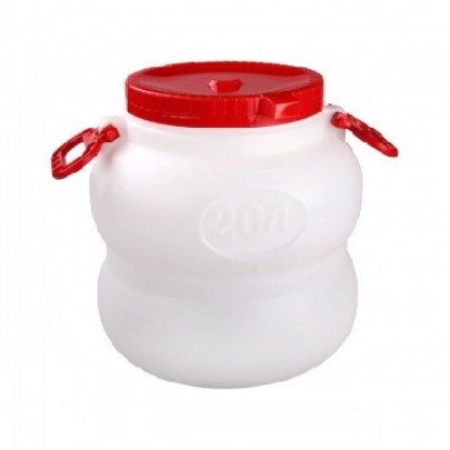 Изображение АЛЬТЕРНАТИВА М6225 Канистра-бочка "Байкал" с навесными ручками 20л