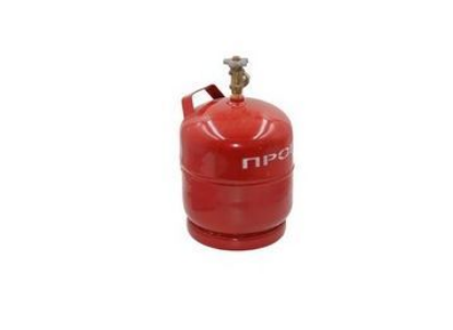 Изображение ГАЗОВЫЕ БАЛЛОНЫ, КОМПЛЕКТУЮЩИЕ И ШКАФЫ Стальной баллон газовый 8л., (Крым)