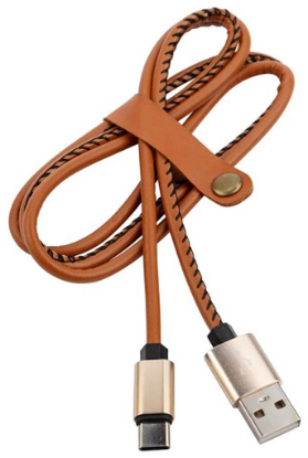 Изображение Кабель соединительный Rexant 18-1897 USB 2.0 A USB Type-C коричневый 1 м