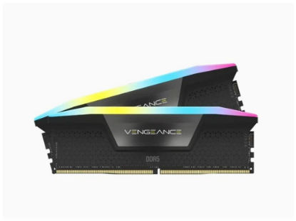 Изображение Оперативная память 2x16 GB DDR5 Corsair Vengeance RGB CMH32GX5M2B5200C40 (41600 Мб/с, 5200 МГц, CL40)