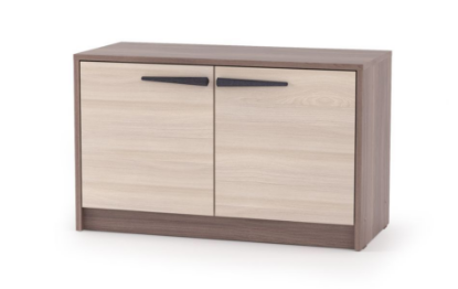 Изображение МОДУЛЬНАЯ МЕБЕЛЬ МЕБЕЛЬ-КОМПЛЕКС Оптима Тумба для обуви низкая Шимо темный/Шимо светлый