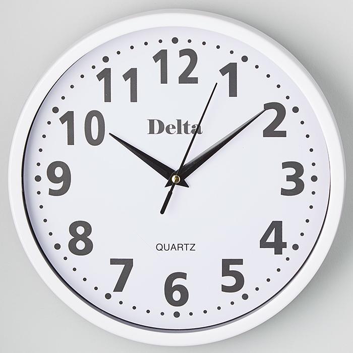 Изображение Настенные часы DELTA DT7-0001 белый