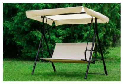 Изображение Садовые качели Olsa Келли с1269 бежевый, черный