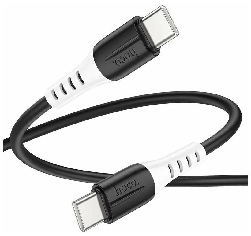 Изображение Кабель соединительный Hoco X82 USB-C USB Type-C черный 1 м