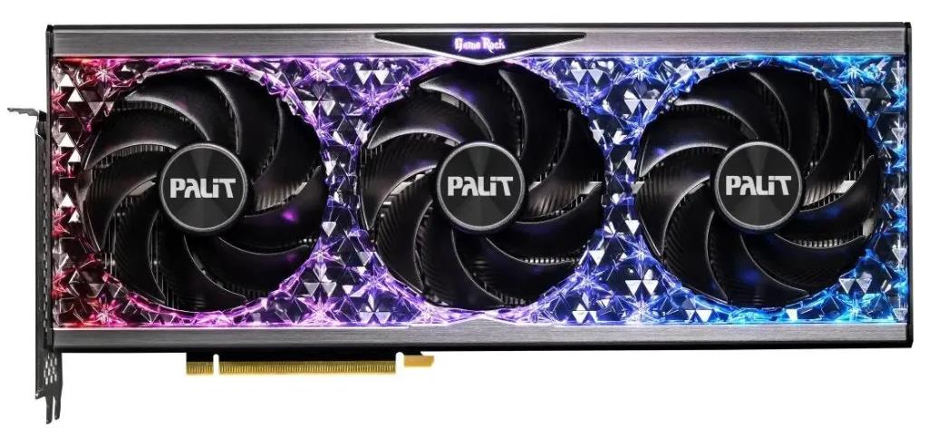 Изображение Видеокарта Palit GeForce RTX 4080 GameRock 16 Гб (NVIDIA GeForce RTX 4080, GDDR6X)/(NED4080019T2-1030G)