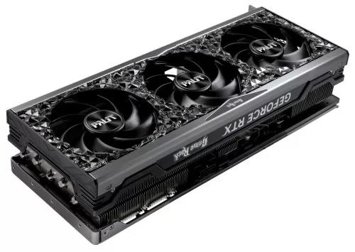 Изображение Видеокарта Palit GeForce RTX 4080 GameRock OmniBlack 16 Гб (NVIDIA GeForce RTX 4080, GDDR6X)/(NED4080019T2-1030Q)