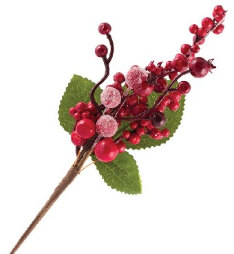 Изображение ВОЛШЕБНАЯ СТРАНА Украшение "Ветка с ягодами" SYFD-3919154 5773