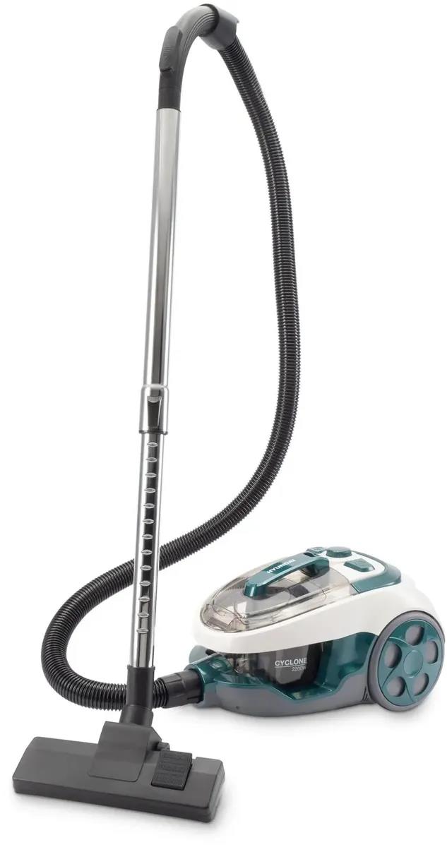 Изображение Пылесос Hyundai HYV-C3500 (2200 Вт /контейнер/белый, бирюзовый)