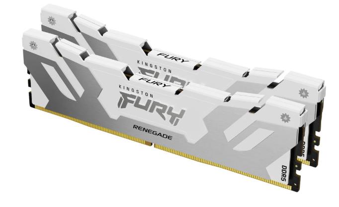 Изображение Оперативная память 2x16 GB DDR5 Kingston Fury Renegade White (51200 Мб/с, 6400 МГц, CL32)