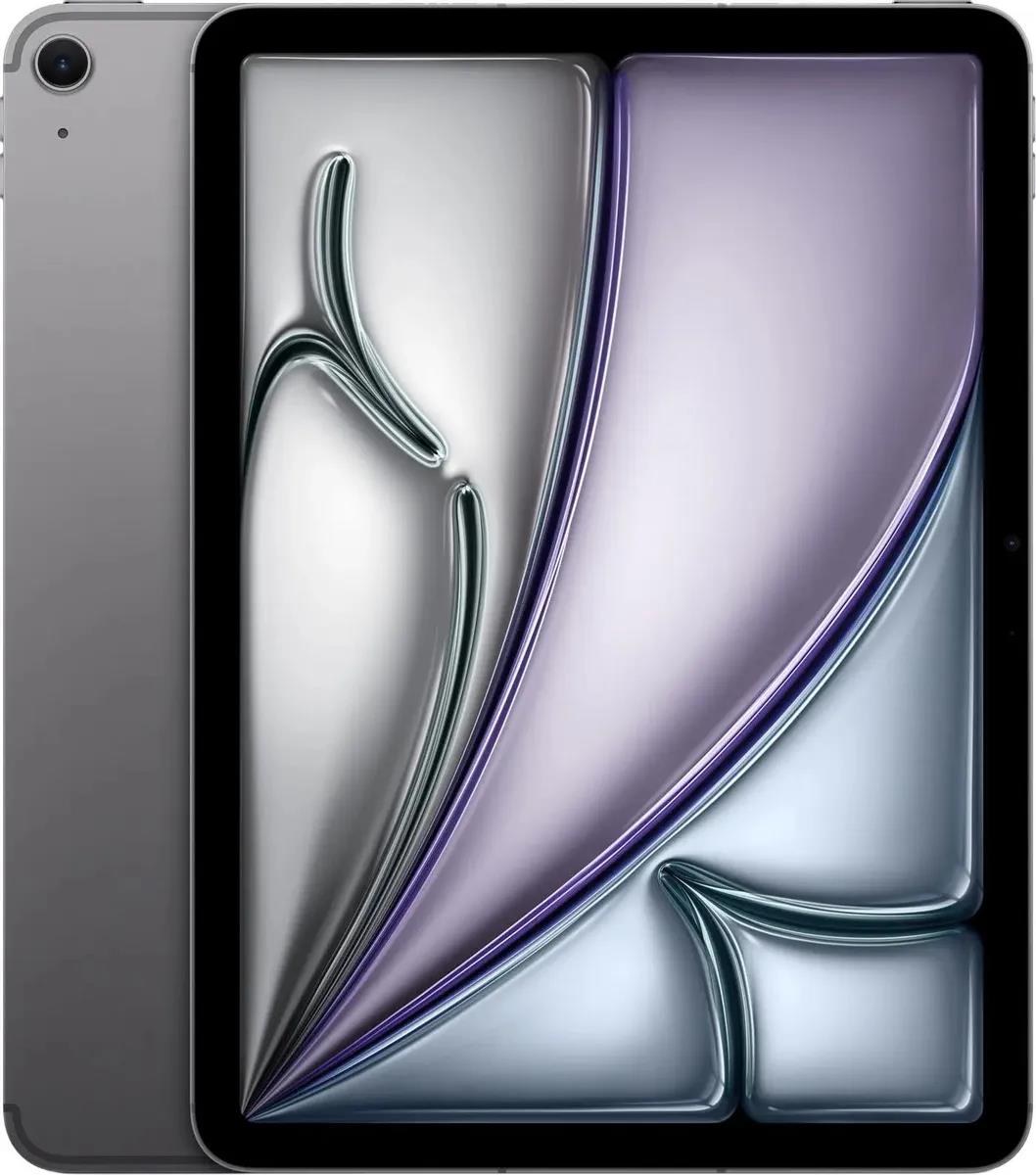 Изображение Планшет Apple iPad Air 2024 Wi-Fi + Cellular A2903, 11", 256 Гб/8 Гб, GPS, , серый (MUXH3HN/A)