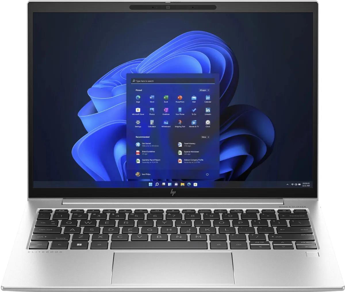 Изображение Ноутбук HP EliteBook 830 G10 (Intel 1345U 1600 МГц/ SSD 512 ГБ  /RAM 16 ГБ/ 13.3" 1920x1200/VGA встроенная/ Windows 11 Pro) (91F61AV)