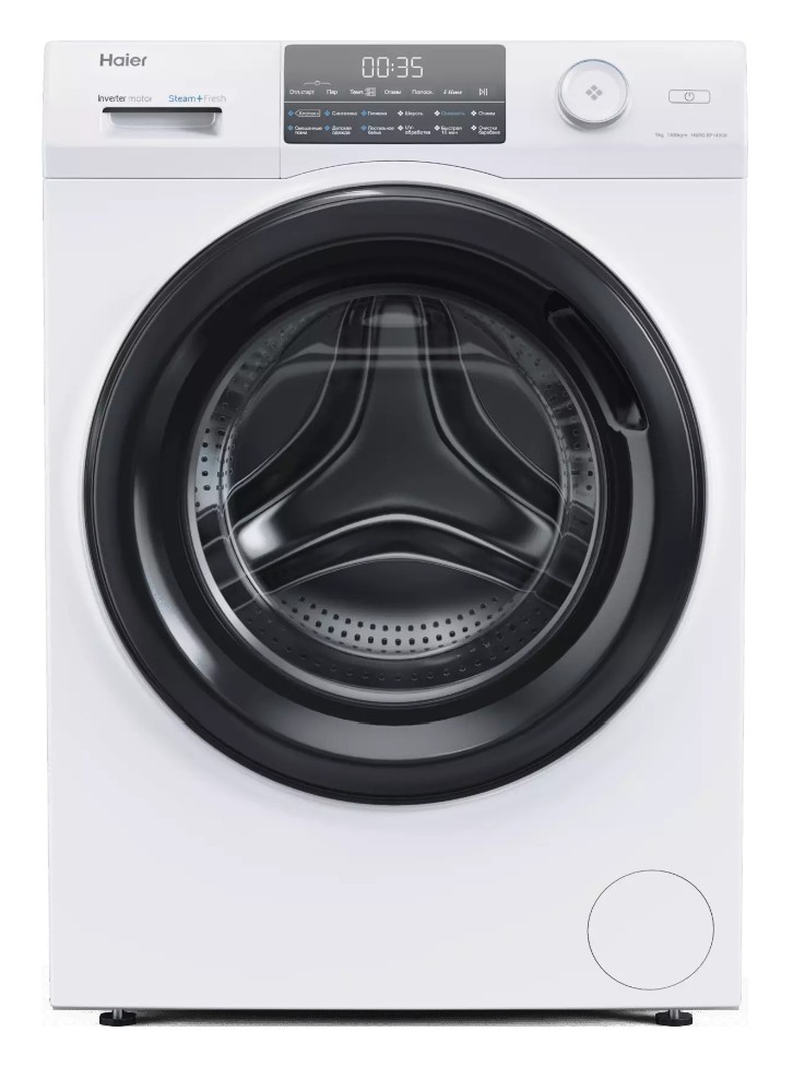 Изображение Стиральная машина Haier HW90-BP14959, белый (фронтальная, 9 кг, 1400 об/мин )