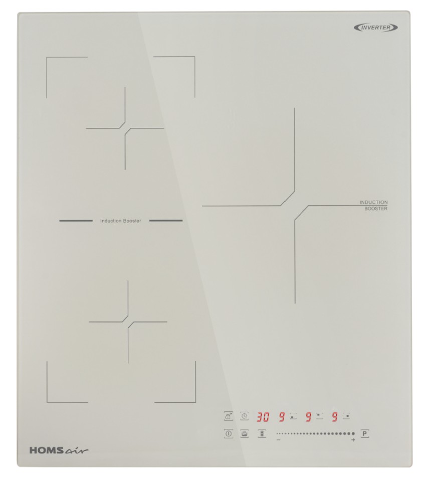 Изображение Варочная панель HOMSair HIC43SBG Inverter (белый)
