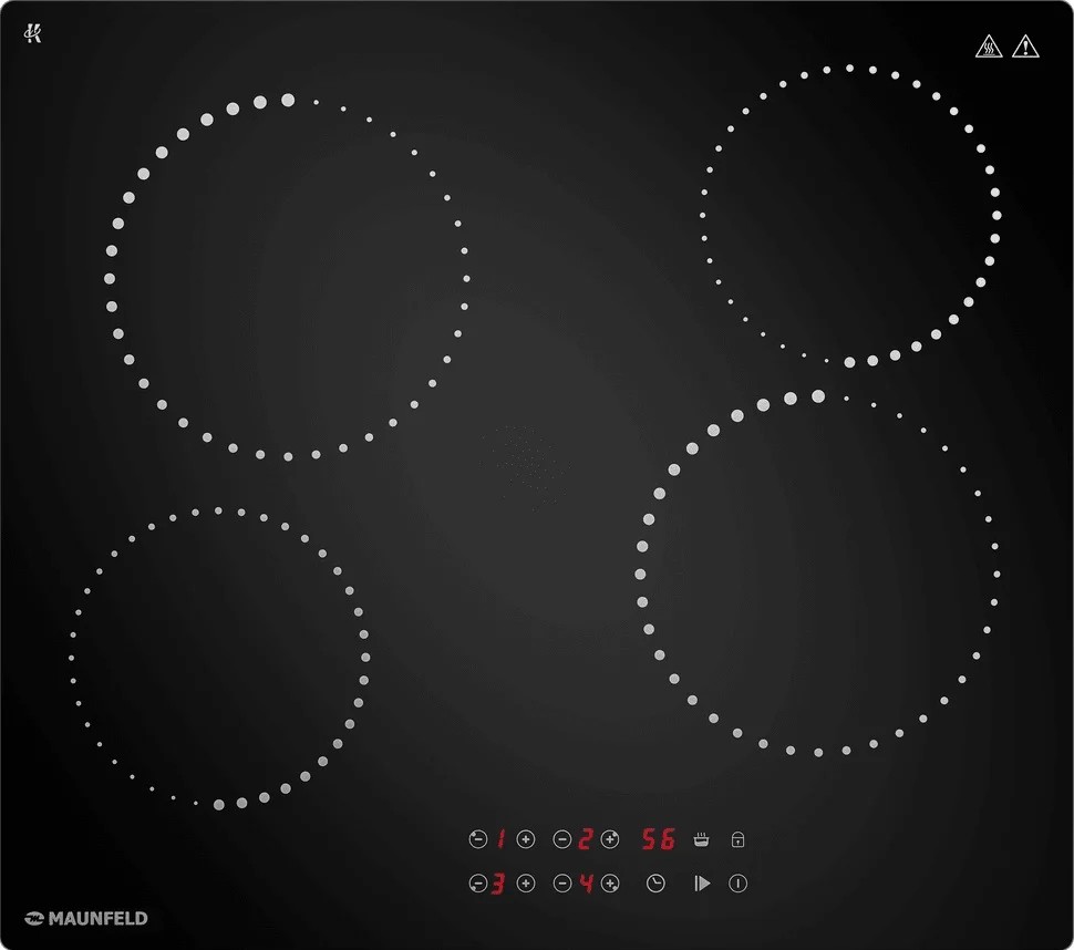 Изображение Варочная панель MAUNFELD CVCE594PBK (черный)