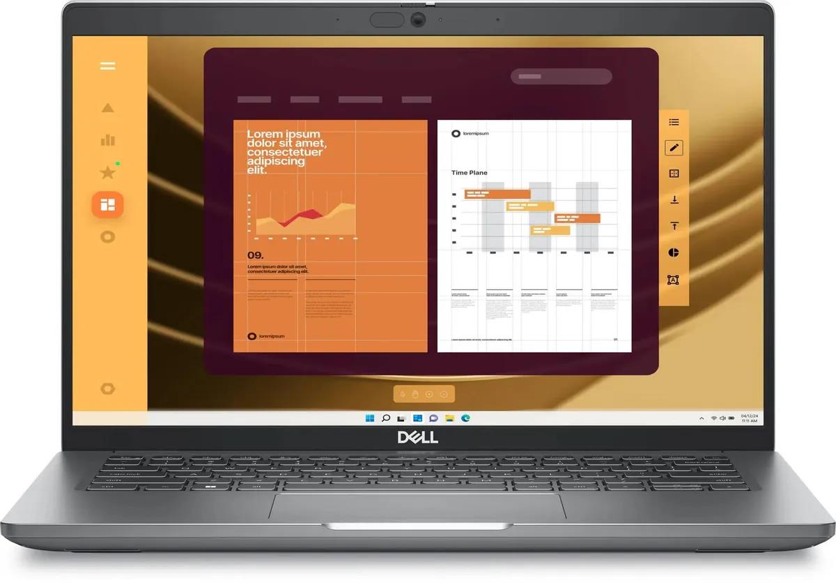 Изображение Ноутбук DELL Latitude 5450 (Intel 155U 1700 МГц/ SSD 512 ГБ  /RAM 16 ГБ/ 14" 1920x1080/VGA встроенная/ Linux) (5450-7560)