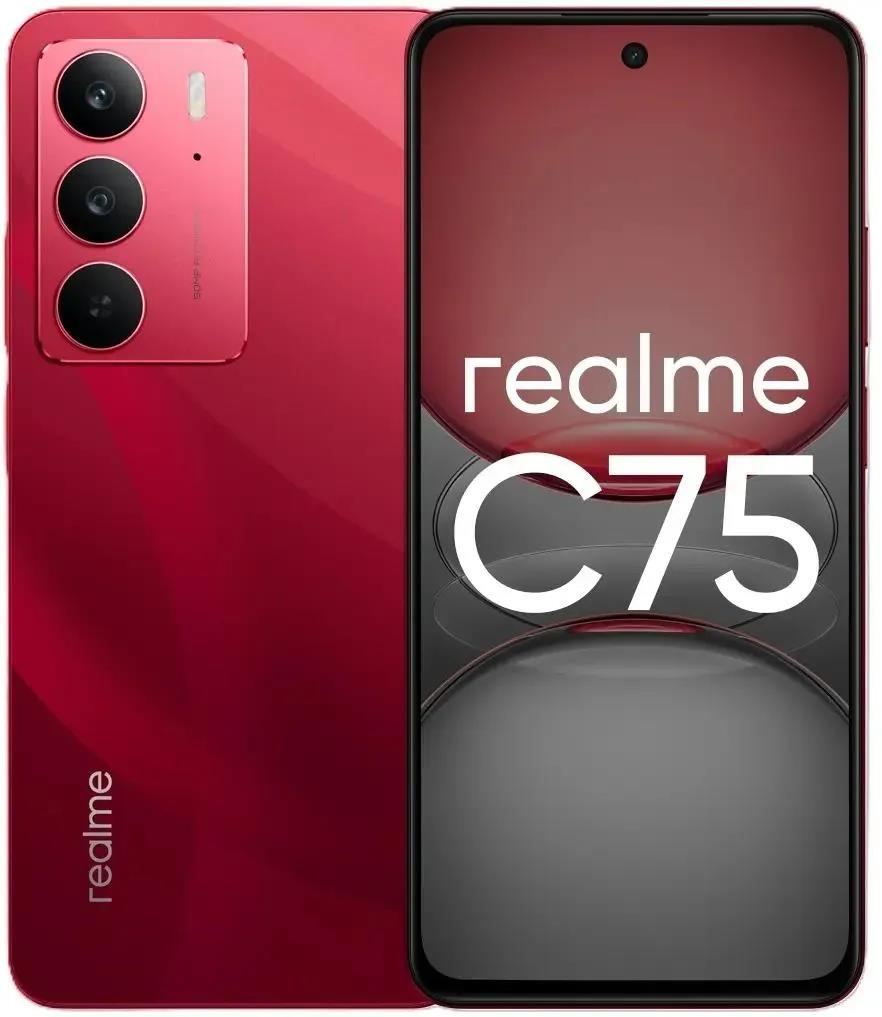 Изображение Смартфон Realme C75 (256 Гб/8 Гб) красный